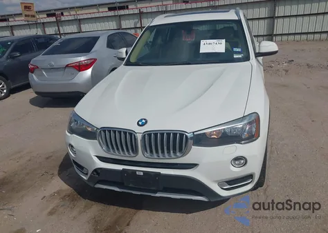 2017 BMW X3 Sdrive28I из США, поврежденный, VIN 5UXWZ7C31H0X42626